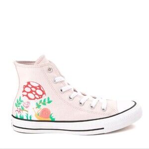 converse chuck taylor all star hightop mushroom garden sneakers blush hush 7.5